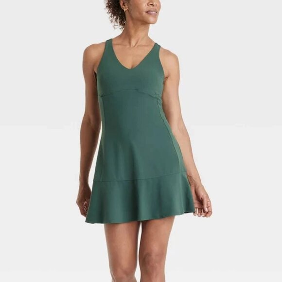 all in motion Everyday Soft Double V Black Active Dress/NWT/S - Picture 5 of 15